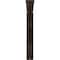 Ekena Millwork Damon Wrought Iron Bracket, (Triple center brace), Antiqued Bronze 2"W x 12"D x 15"H BKTM02X12X15TDAABZ - alternate 6